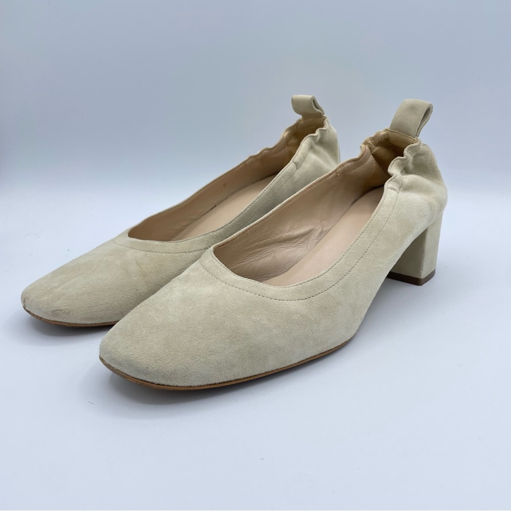 Everlane The Italian Suede Day Heel 9 Bone - Picture 5 of 16